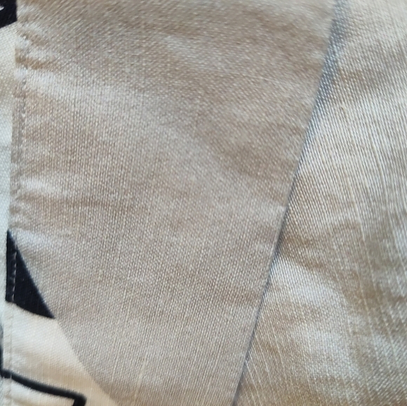 Crea Concepts Ivory Black Gray Geometric Skirt. Size 40 Medium - Picture 6 of 11